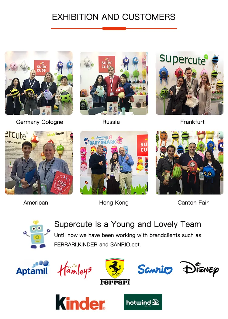 2021 New Design Backpack, Kids Toucan Backpack, Plush Children Back, 3D Kids Bag