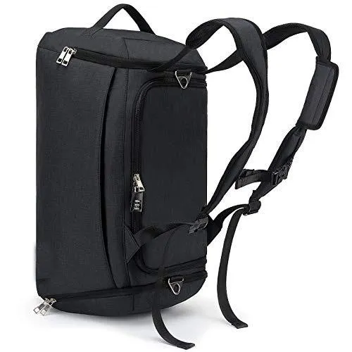 2021 Sports Duffle Bag with Shoes Compartment and Wet Pocket 42L Waterproof Gym Bag for Men and Women, Durable Travel Duffel Bag