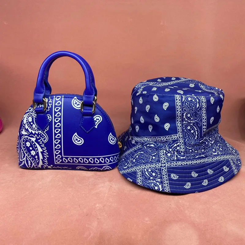 2021 Trendy Famous Brand Ny Underarm Bag with Baseball Cap Fashion Design Brand Dumpling Shoulder Bag Matching Bucket Hat Set