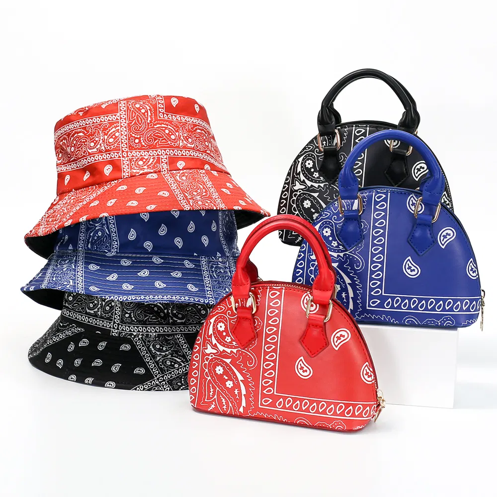 2021 Trendy Famous Brand Ny Underarm Bag with Baseball Cap Fashion Design Brand Dumpling Shoulder Bag Matching Bucket Hat Set