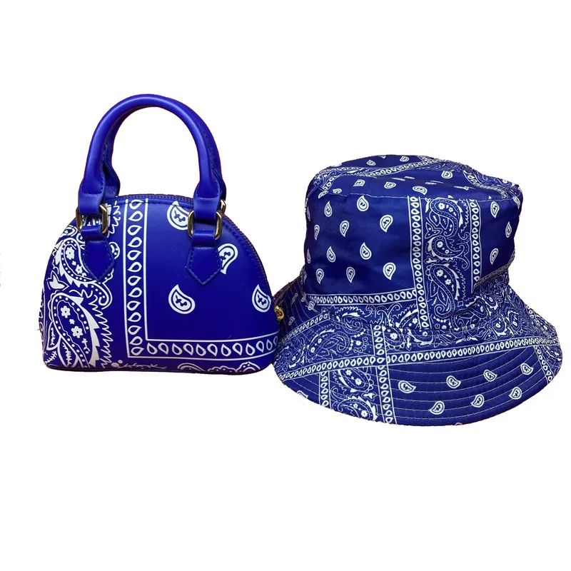 2021 Trendy Famous Brand Ny Underarm Bag with Baseball Cap Fashion Design Brand Dumpling Shoulder Bag Matching Bucket Hat Set