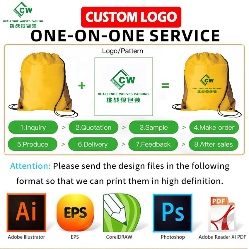 What features should you look for when buying a high quality Mesh Pocket Drawstring Bag