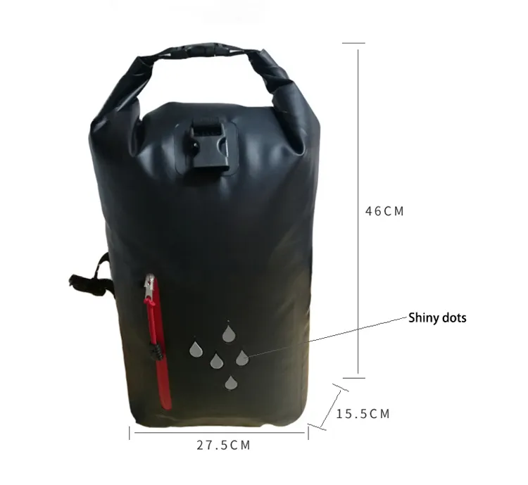 25L PVC Rucksack Outdoor Camping Travelling Hiking Backpack Beach Ocean Pack Waterproof Dry Bag