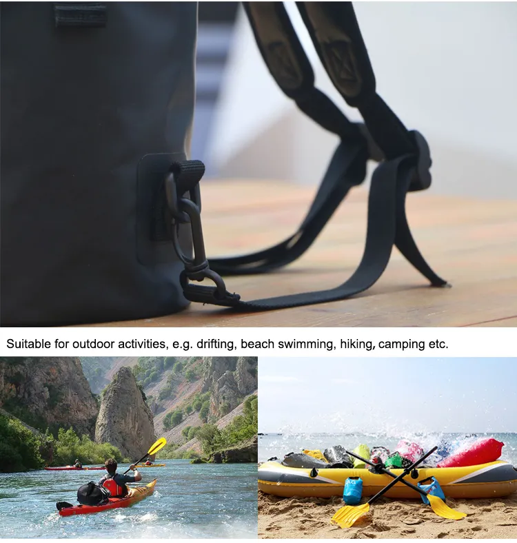 25L PVC Rucksack Outdoor Camping Travelling Hiking Backpack Beach Ocean Pack Waterproof Dry Bag