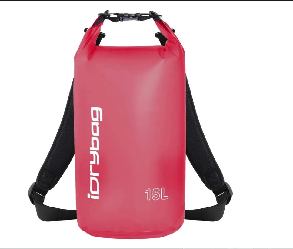 2L/5L/10L/15L/20L Lightweight Dry Sack Water Sports Marine Waterproof Bag Roll Top for Kayaking Boating Canoeing Clear Dry Bag Waterproof Floating