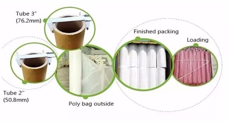 35GSM Colorful Spunbond Nonwoven Fabric Roll for W-Cut Bag