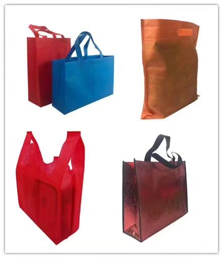 35GSM Colorful Spunbond Nonwoven Fabric Roll for W-Cut Bag