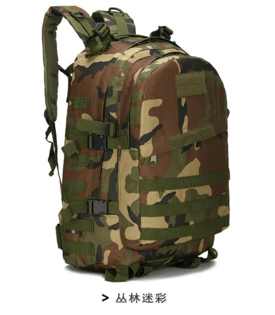 35L Molle Assault Pack Camouflage Military Style Travel Sports Backpack Bag
