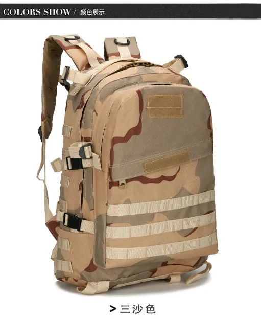 35L Molle Assault Pack Camouflage Military Style Travel Sports Backpack Bag