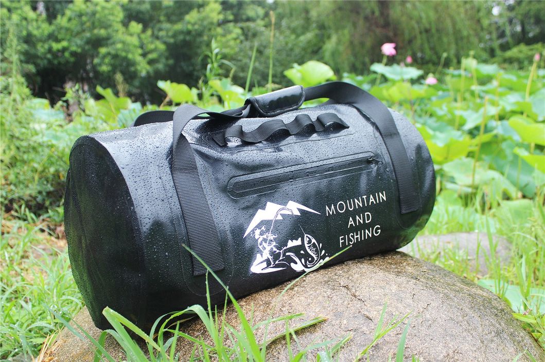40L/60L Fashion Travel Bag PVC Waterproof Bag Outdoor Waterproof Bag Outdoor Travel Bucket Bag Shiny Travel Bag