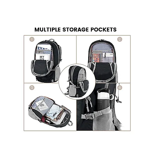 40L Lightweight Hiking Backpacks with Wet Porket, Packable Daypack for Travel, Camping and Outdoor Sports Backpack