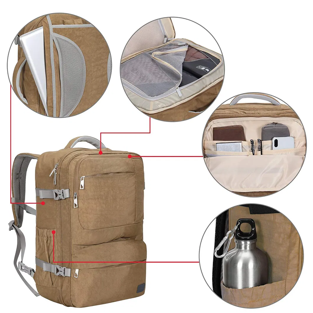 44L Custom Waterproof Flight Carry on Backpack Traveling Cabin Bag