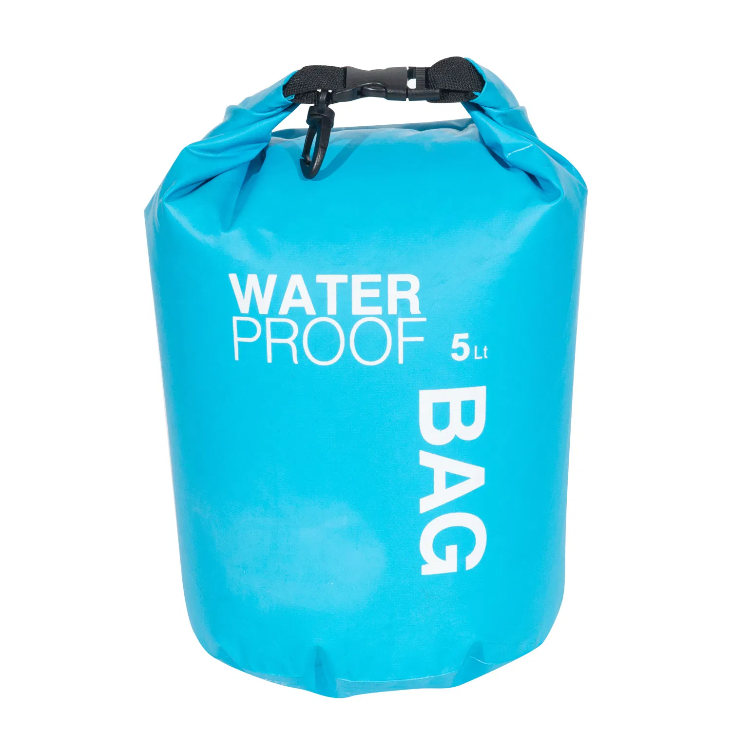 500d PVC Tarpaulin Waterproof Bag Dry Bag 2L/5L/10L/20L Dry Bag Travel Bag Fashion Sports Bag with Buckle Closure for Beach Sports and Outdoors