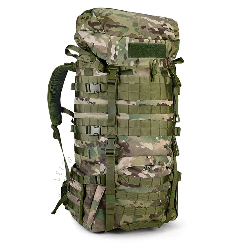 80L Military Outdoor Travelling Hiking Camouflage Backpack