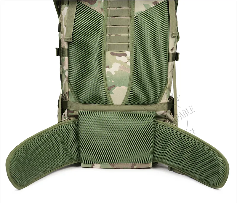 80L Military Outdoor Travelling Hiking Camouflage Backpack