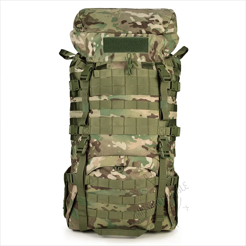 80L Military Outdoor Travelling Hiking Camouflage Backpack