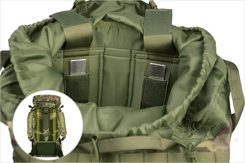 80L Military Outdoor Travelling Hiking Camouflage Backpack