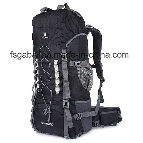 80L Nylon Sports Bag for Outdoor Camping Hiking Travel
