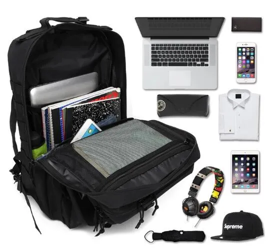 900d Oxford Military Style Tactical Backpack, Tactical Bag Molle Pouch Assault Pack Combat Backpack Trekking Bag