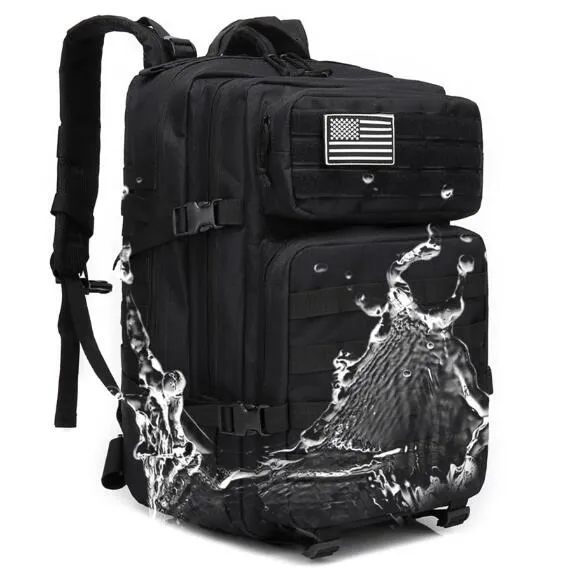 900d Oxford Military Style Tactical Backpack, Tactical Bag Molle Pouch Assault Pack Combat Backpack Trekking Bag