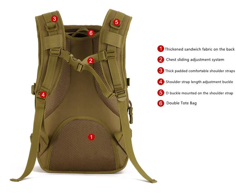 Acu Military Backpack Travel Hiking Outdoor Sport Waist Bag Fashion Bags