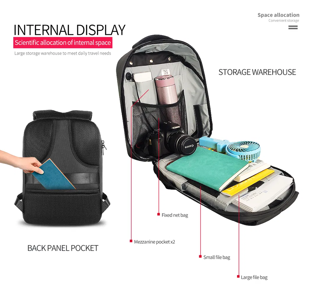 APP Control WiFi Smart Backpack with LED Screen Display for Outdoor Advertising Billboard LED Backpack