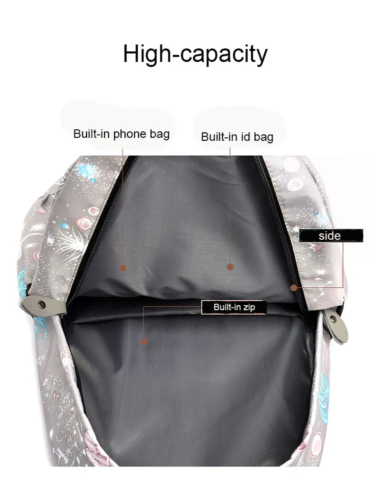 Backpack Middle School Backpack Fashion Trend Backpack Explosion Backpack