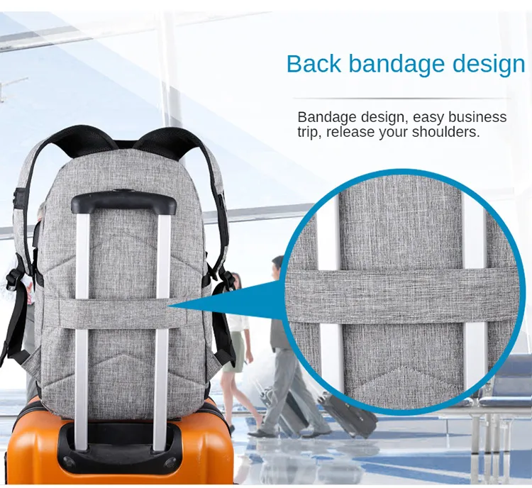 Bag Travel Anti-Theft Backpack Bag Notebook Bag Travel Men with USB Charge