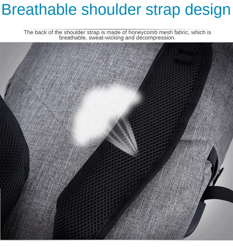 Bag Travel Anti-Theft Backpack Bag Notebook Bag Travel Men with USB Charge