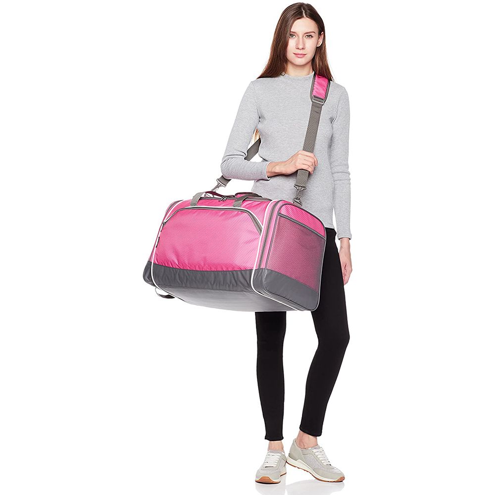 Basics Medium Lightweight Durable Sports Duffel Gym Overnight Travel Bag