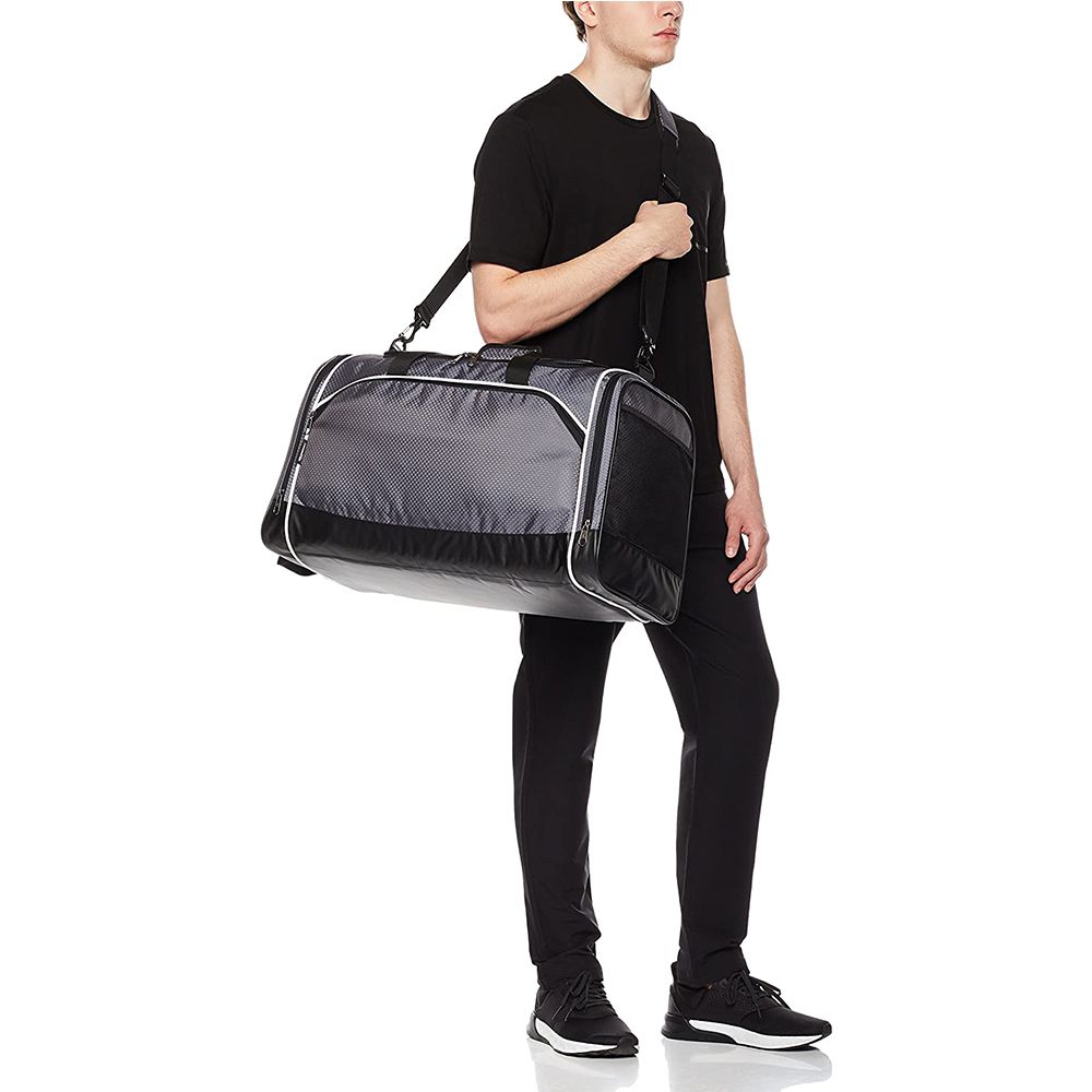 Basics Medium Lightweight Durable Sports Duffel Gym Overnight Travel Bag