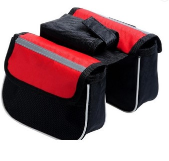Bicycle Bag Bike Cycling Front Frame Tube Handlebar Pannier Double Pouch Phone Bag New Arrival Polyester Bolsa Bicicleta