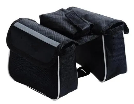 Bicycle Bag Bike Cycling Front Frame Tube Handlebar Pannier Double Pouch Phone Bag New Arrival Polyester Bolsa Bicicleta