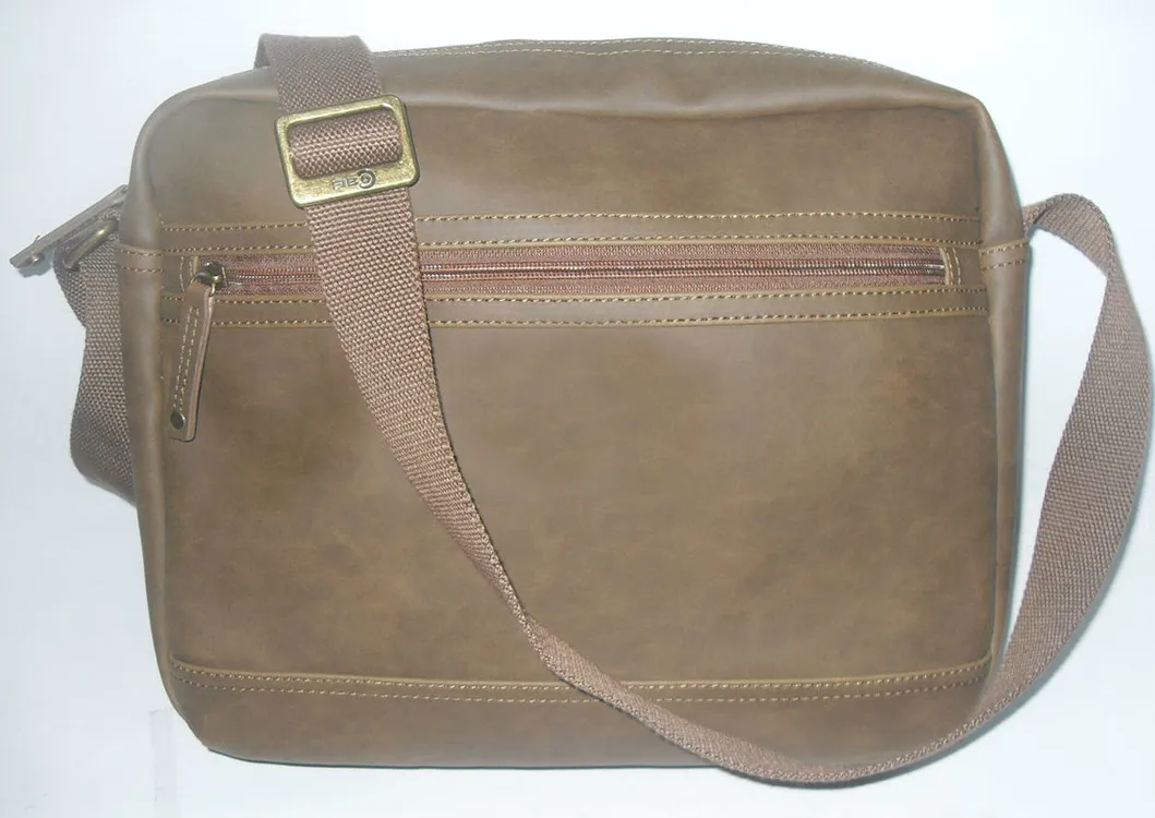 Business Men Leather Briefcase Messenger Bag