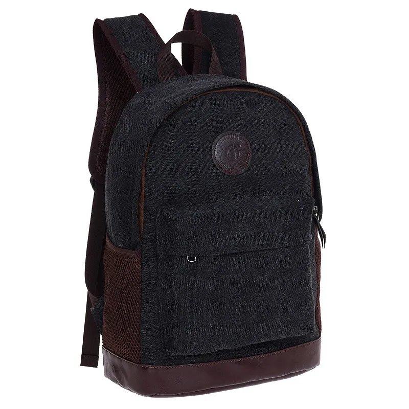 Canvas Backpack Climbing Bag Leisure Outdoor Simple Double Shoulder Canvas Bag