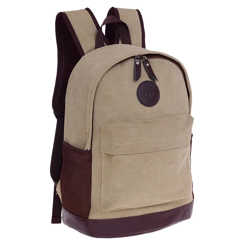 Canvas Backpack Climbing Bag Leisure Outdoor Simple Double Shoulder Canvas Bag