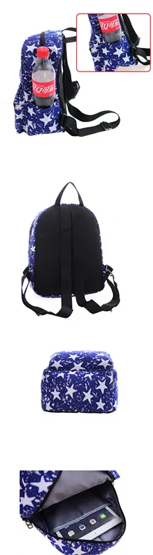 Cartoon Children Schoolbag Backpack Small Canvas Bag