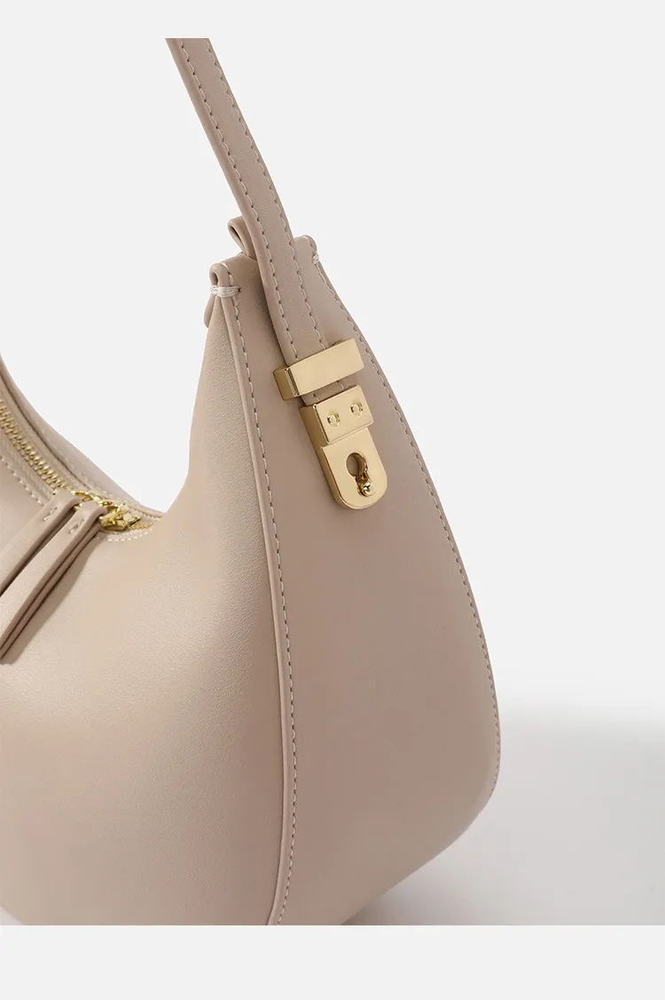 Classic Women Shoulder Bag Office Lady Double Zipper Lady Fashion Hobo