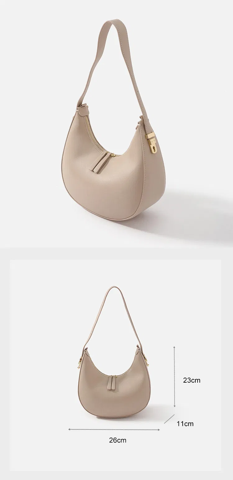 Classic Women Shoulder Bag Office Lady Double Zipper Lady Fashion Hobo