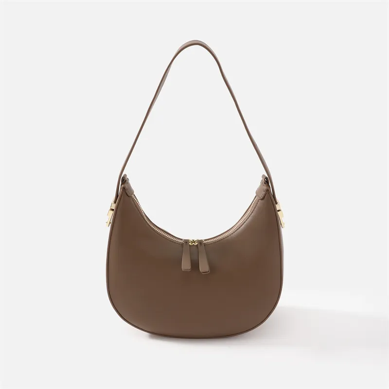 Classic Women Shoulder Bag Office Lady Double Zipper Lady Fashion Hobo