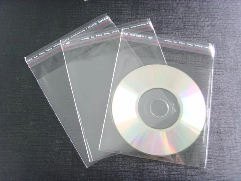 Clear Transparent CD DVD OPP Sleeve