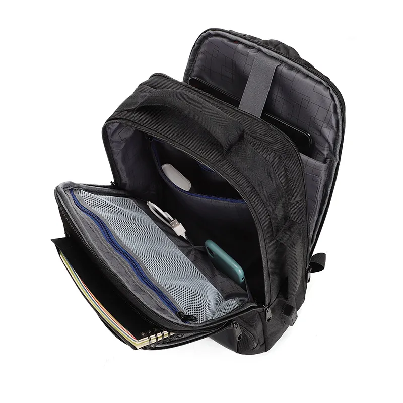 Custom Black Backpacks Men Bags Travel Raw Backpack Traveling Duffel Bag