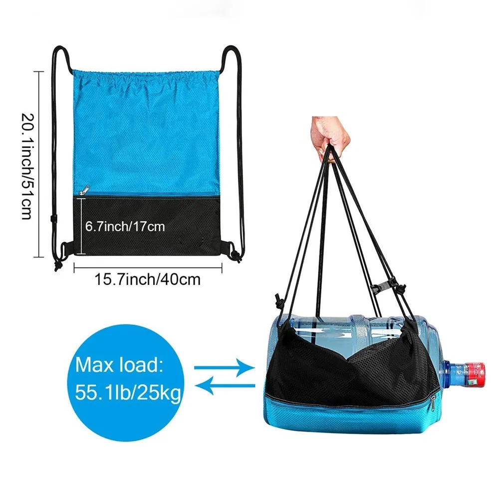 Custom Drawstring Sports Outdoor Activities Gym Backpack for Men Women