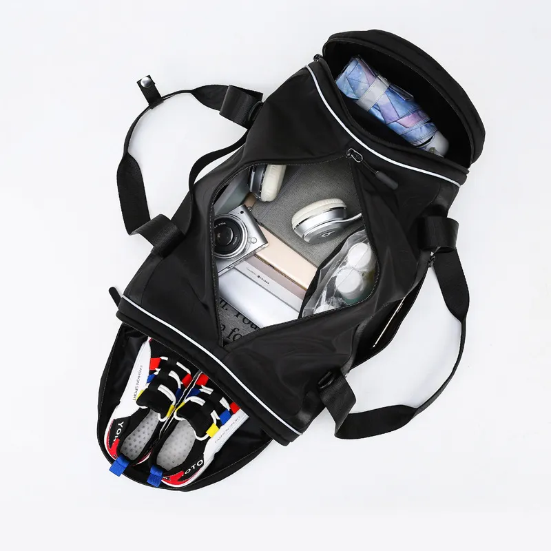 Custom Logo Sports Gym Duffel Bag Wet and Dry Separation Swimming Bag Trip Over Night Travel Weekend Bag Large Capacity