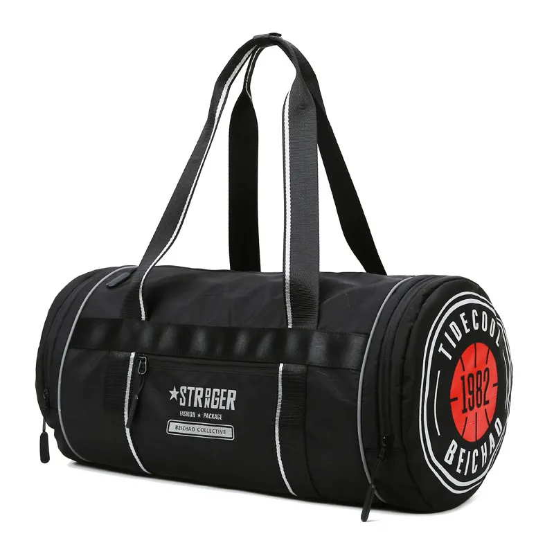 Custom Logo Sports Gym Duffel Bag Wet and Dry Separation Swimming Bag Trip Over Night Travel Weekend Bag Large Capacity
