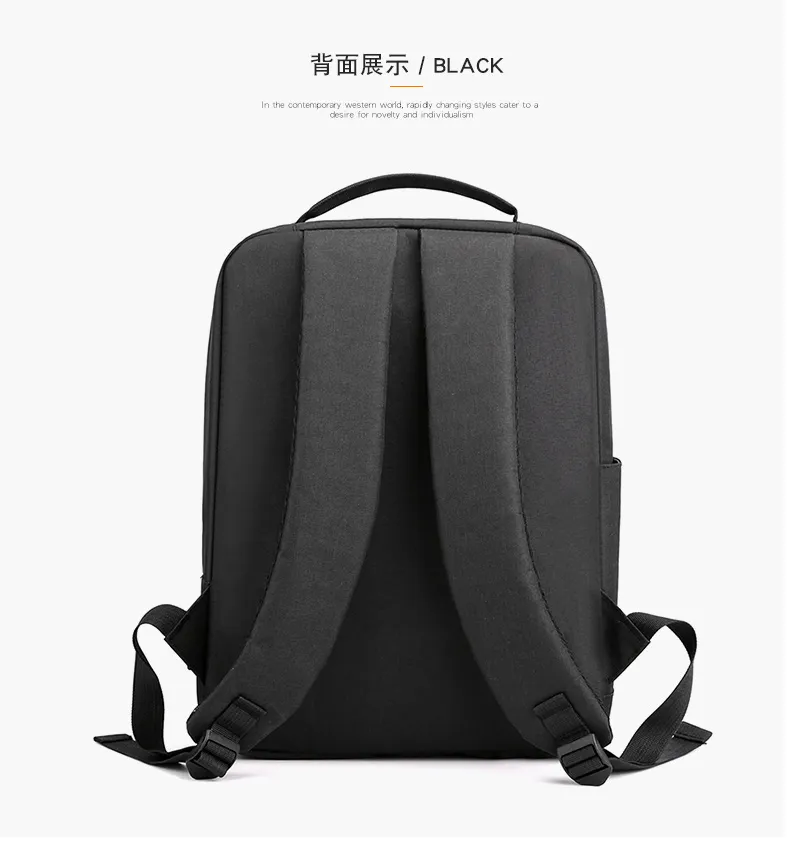 Custom Plain Computer Bag Backpack USB Waterproof Travelling Antitheft Laptop Backpack
