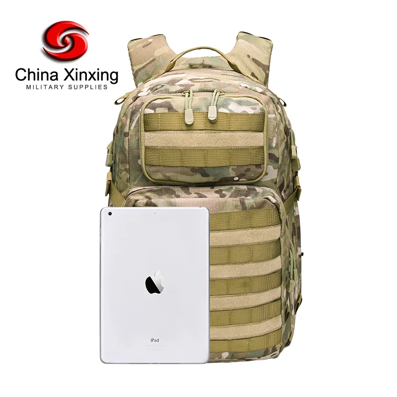Custom Tactical Bags Multicam Camouflage Military Camping Travelling Hiking Backpack