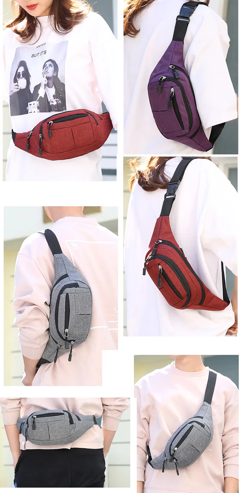 Customized Fashion Crocodile Women Belt Chest Wholesale Waist Packs Nurse Hiking Men Clear Factory Bag All Over Print Workout for Running Custom Fanny Pack