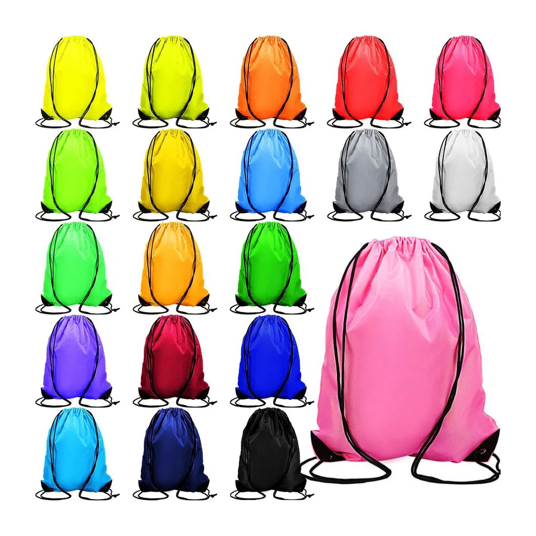 Drawstring Backpacks Bulk Cinch Bags Multi-Color Sports Gym Drawstring Bags for Traveling Gym Yoga Storage Supplies