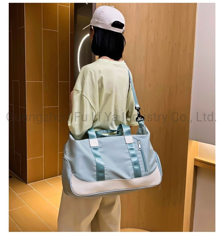 Dry Wet Separated Sport Duffel Bag Training Yoga Travel Overnight Weekend Shouder Bags